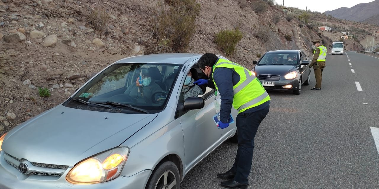 2.8 rio hurtado Control Carabineros Seguridad Pública